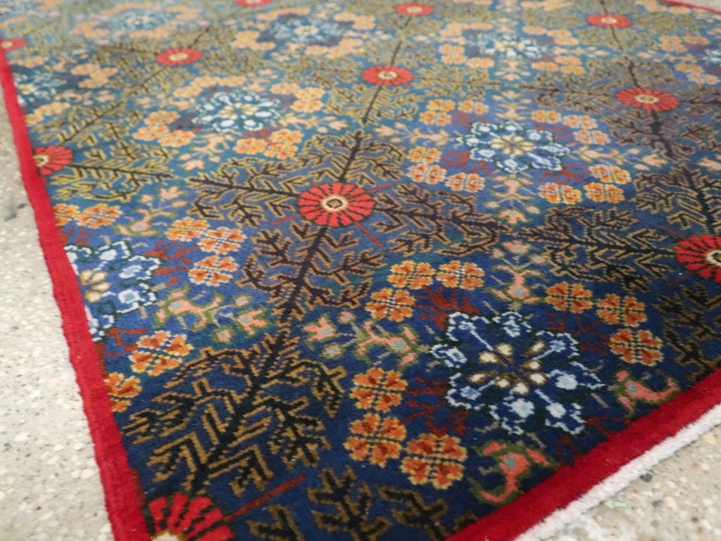 Vintage Persian Kashan Runner, No.21221 - Gss