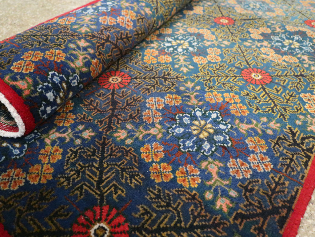 Vintage Persian Kashan Runner, No.21221 - Gss