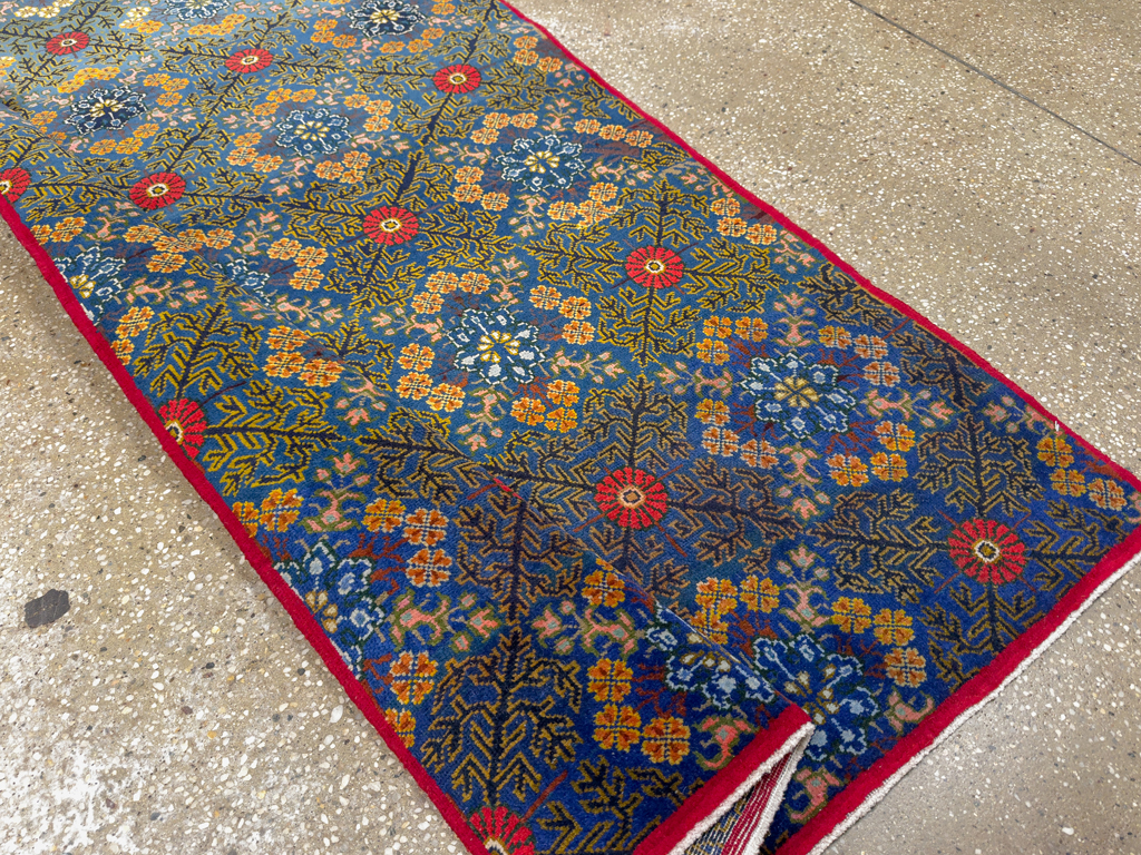 Vintage Persian Kashan Runner, No.21221 - Gss
