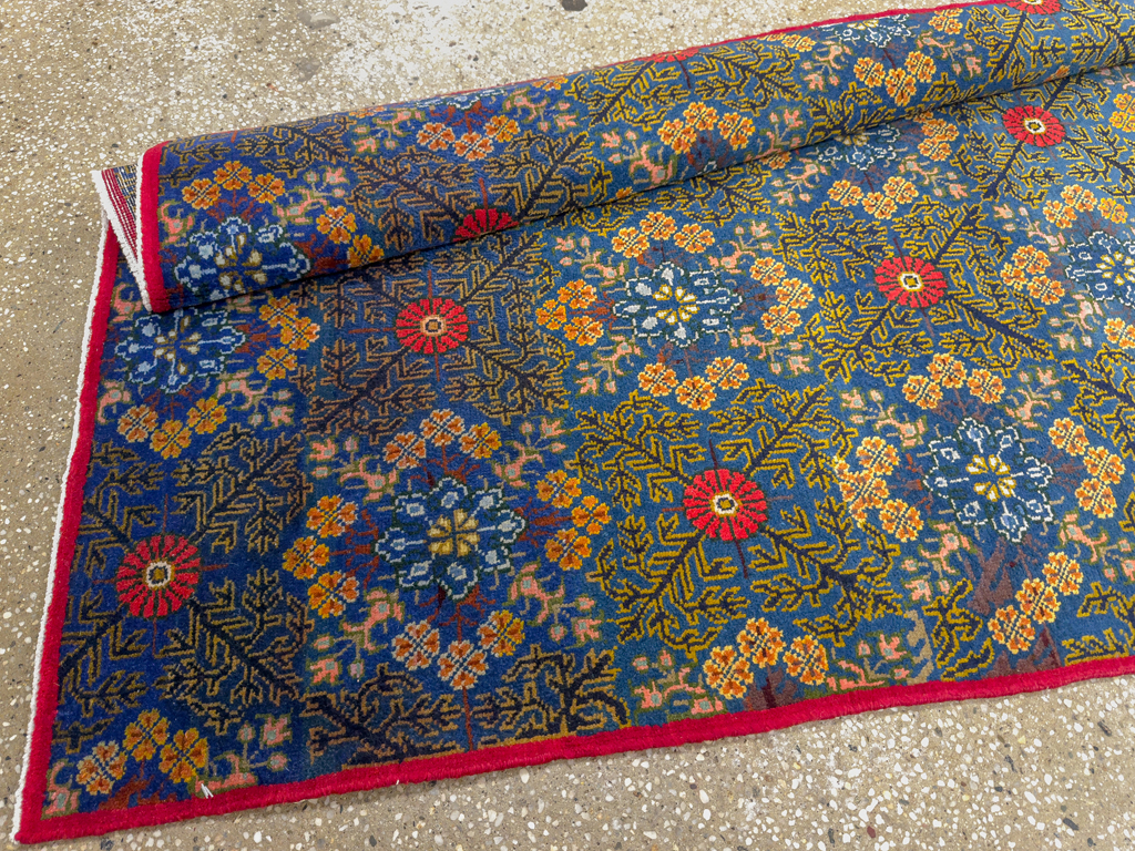 Vintage Persian Kashan Runner, No.21221 - Gss