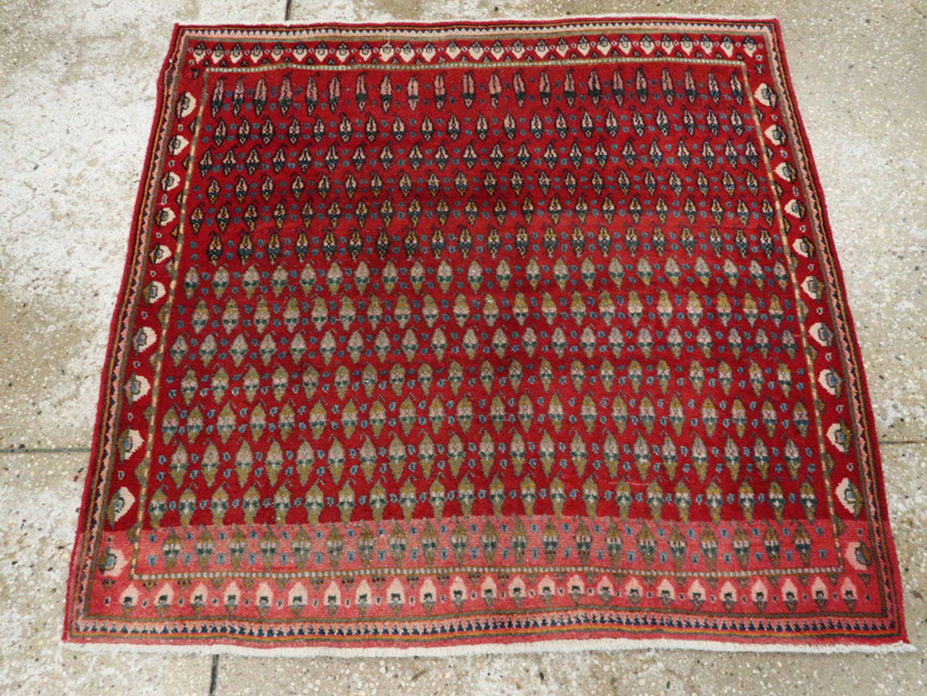 Vintage Persian Kashan Rug, No.21226 - Gss