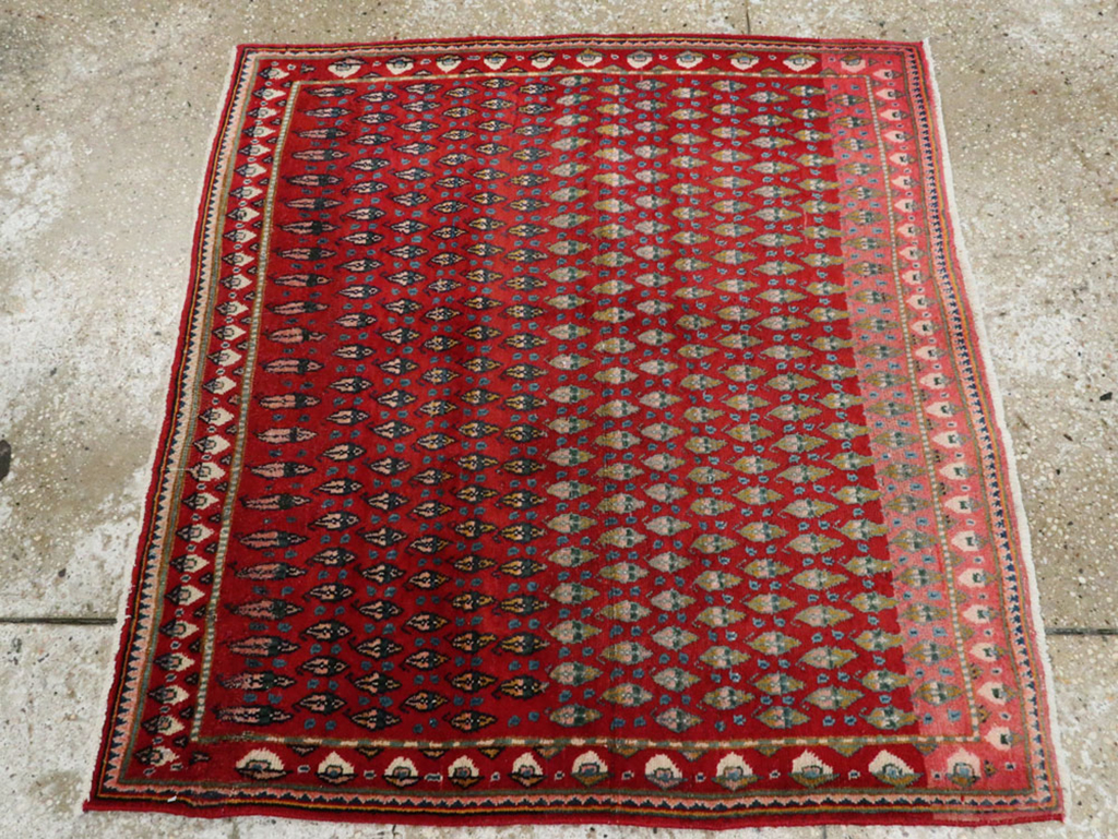 Vintage Persian Kashan Rug, No.21226 - Gss