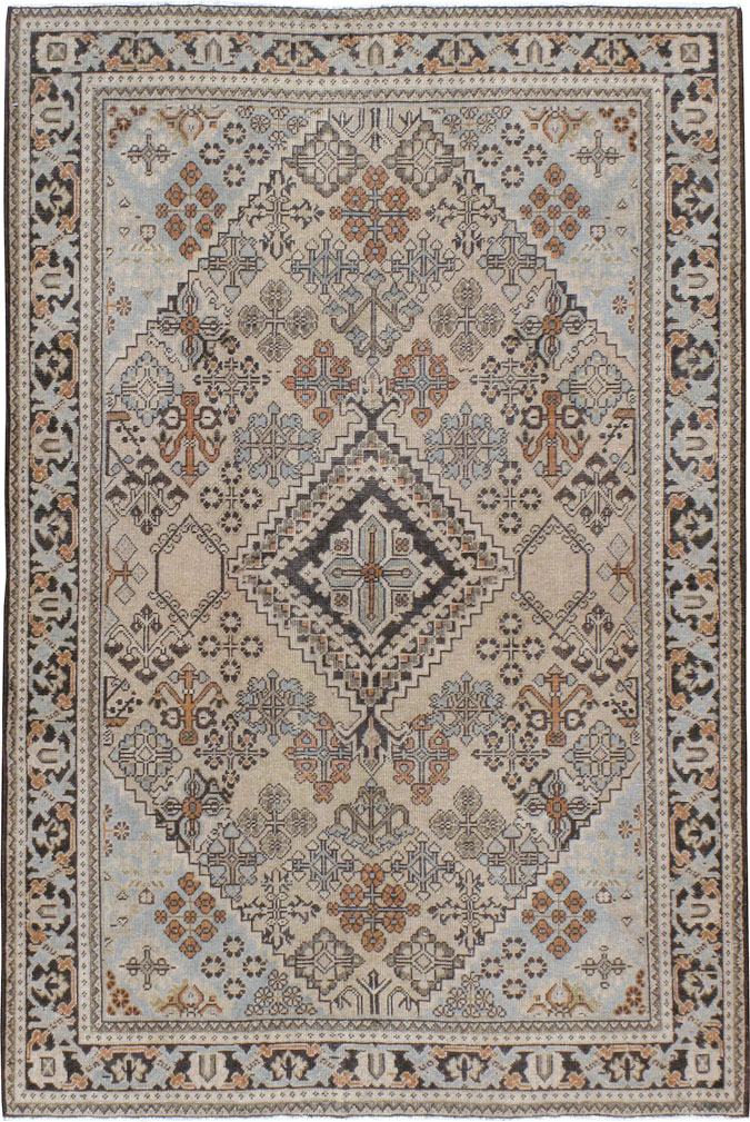 Vintage Persian Joshegan Rug (Pair: 1 of 2), No.21236 - Gss