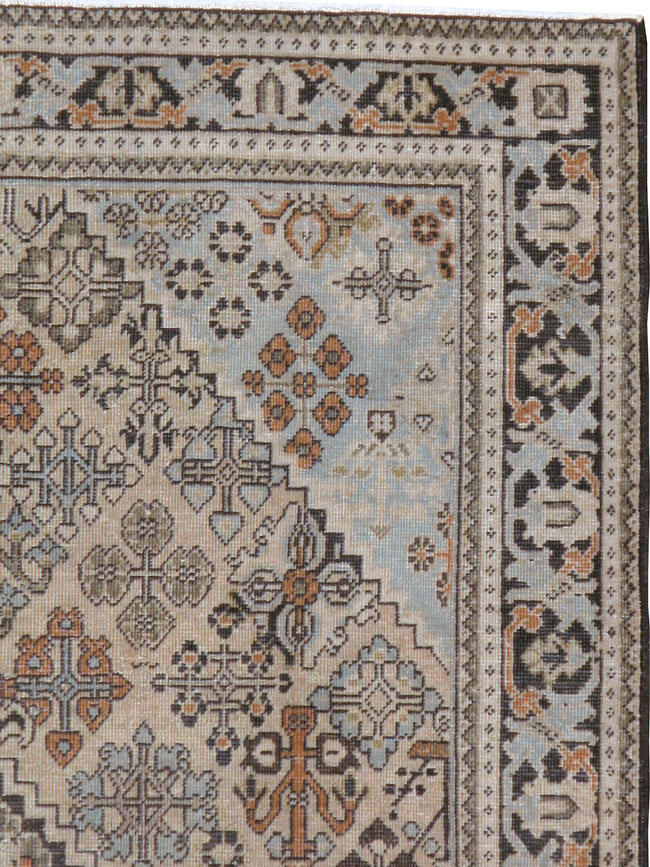 Vintage Persian Joshegan Rug (Pair: 1 of 2), No.21236 - Gss