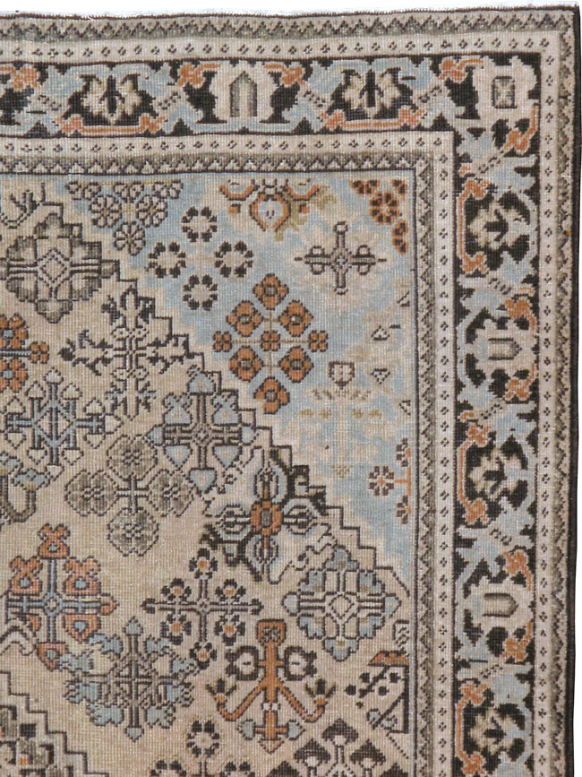 Vintage Persian Joshegan Rug (Pair: 1 of 2), No.21236 - Gss