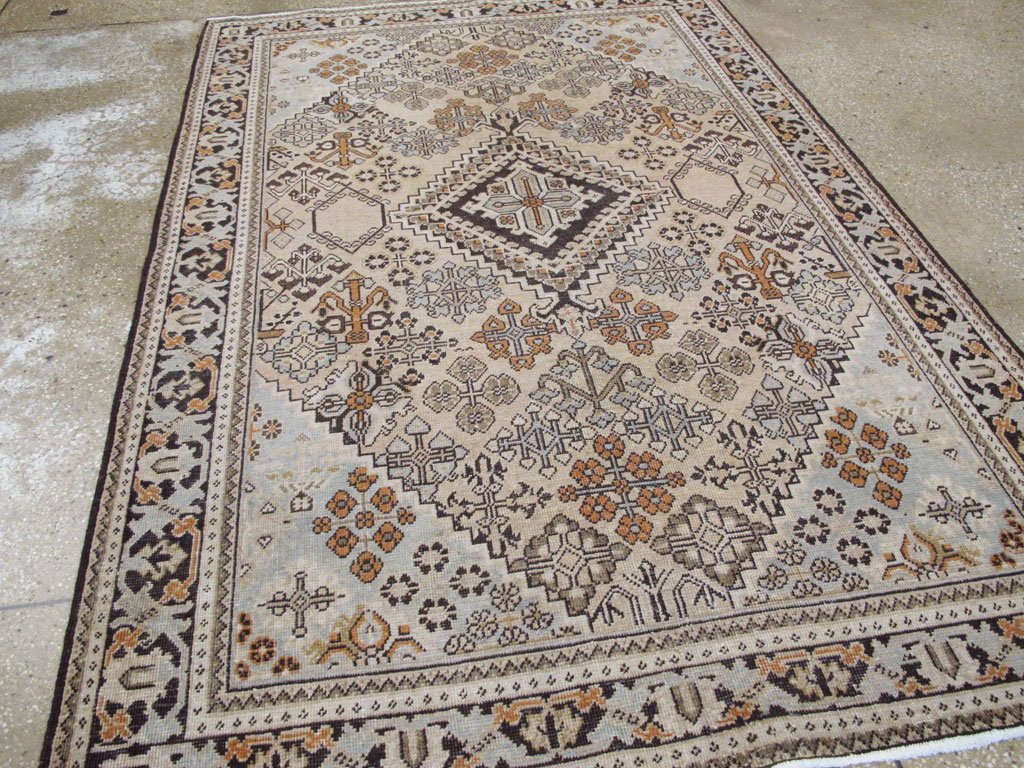 Vintage Persian Joshegan Rug (Pair: 1 of 2), No.21236 - Gss