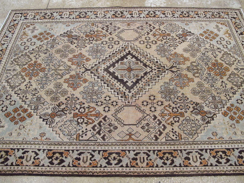 Vintage Persian Joshegan Rug (Pair: 1 of 2), No.21236 - Gss