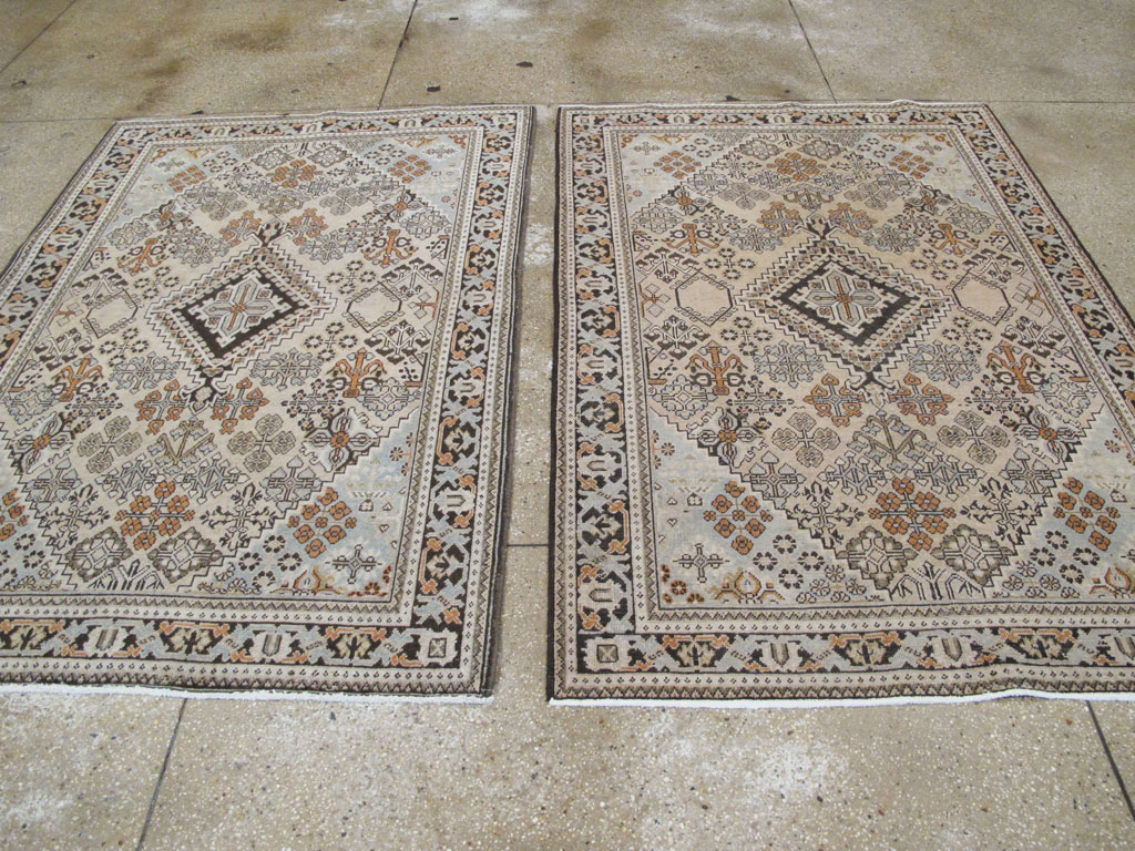 Vintage Persian Joshegan Rug (Pair: 1 of 2), No.21236 - Gss