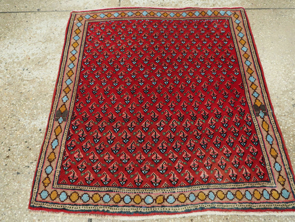Vintage Persian Kashan Rug, No.21240 - Gss