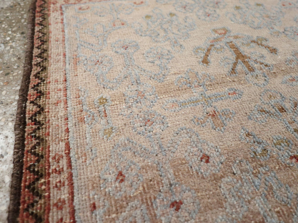 Vintage Persian Joshegan Square Throw Rug, No.21243 - Gss