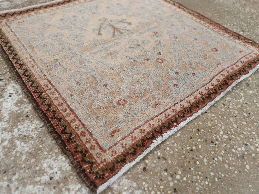 Vintage Persian Joshegan Square Throw Rug, No.21243 - Gss
