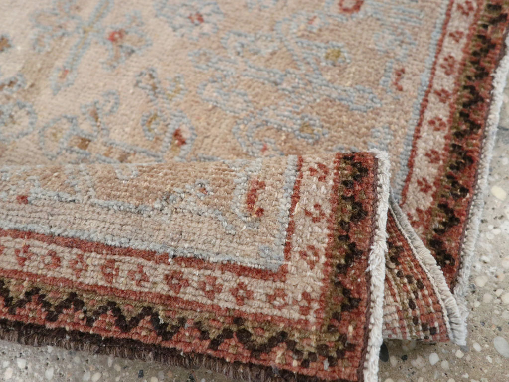 Vintage Persian Joshegan Square Throw Rug, No.21243 - Gss