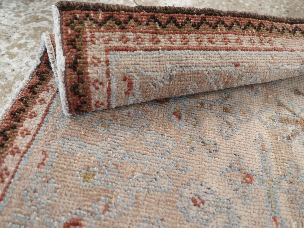 Vintage Persian Joshegan Square Throw Rug, No.21243 - Gss