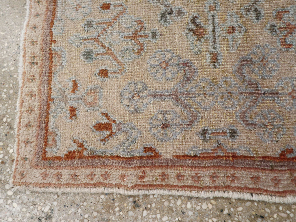 Vintage Persian Joshegan Square Throw Rug, No.21253 - Gss