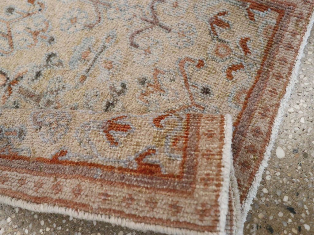 Vintage Persian Joshegan Square Throw Rug, No.21253 - Gss