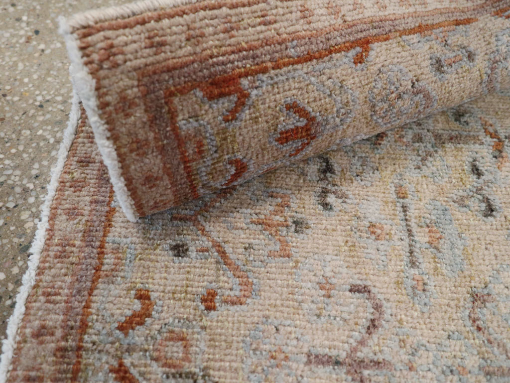 Vintage Persian Joshegan Square Throw Rug, No.21253 - Gss