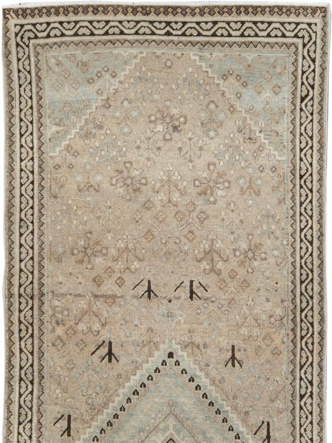 Vintage Persian Joshegan Runner, No.21258 - Gss