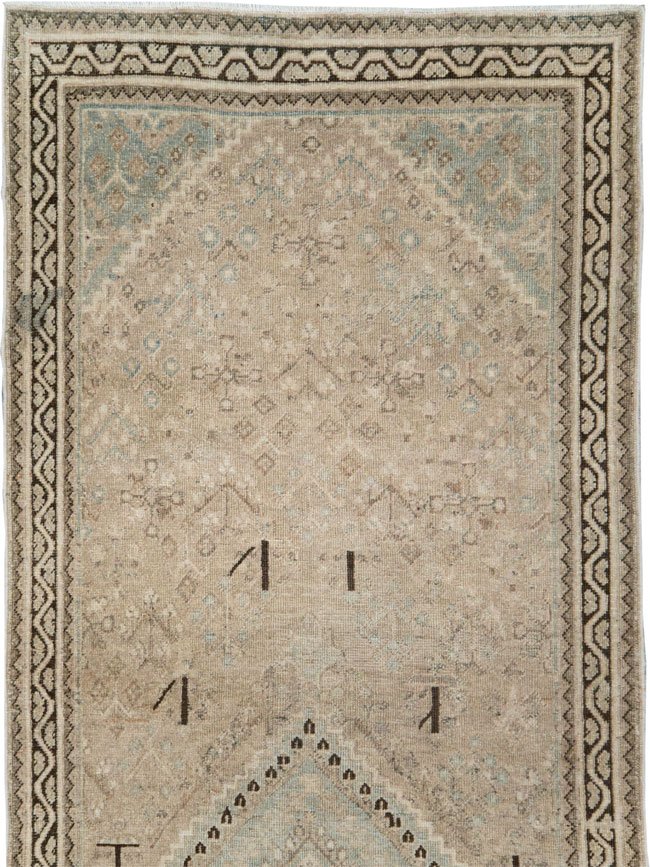 Vintage Persian Joshegan Runner, No.21258 - Gss