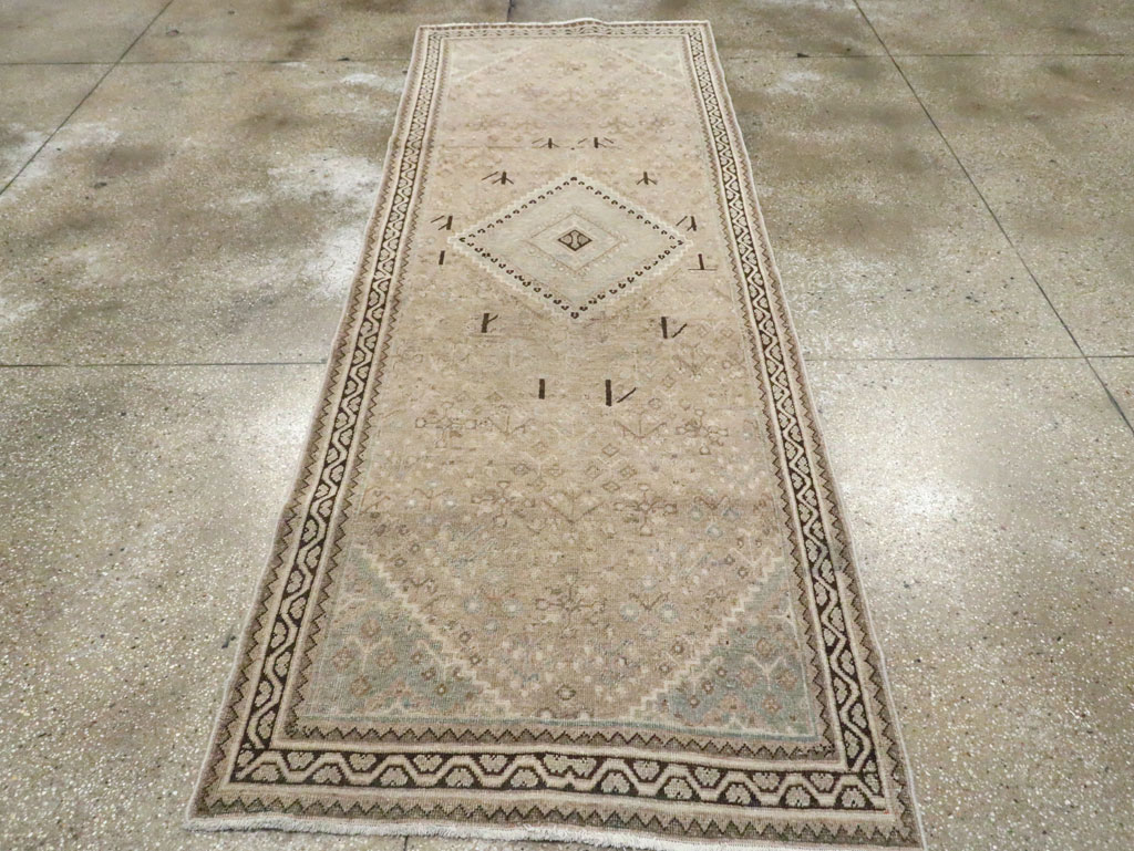 Vintage Persian Joshegan Runner, No.21258 - Gss