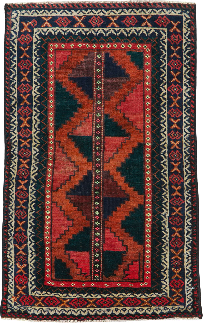 Vintage Persian Baluch Rug, No.21262 - Gss