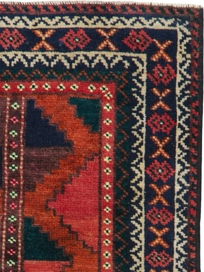 Vintage Persian Baluch Rug, No.21262 - Gss