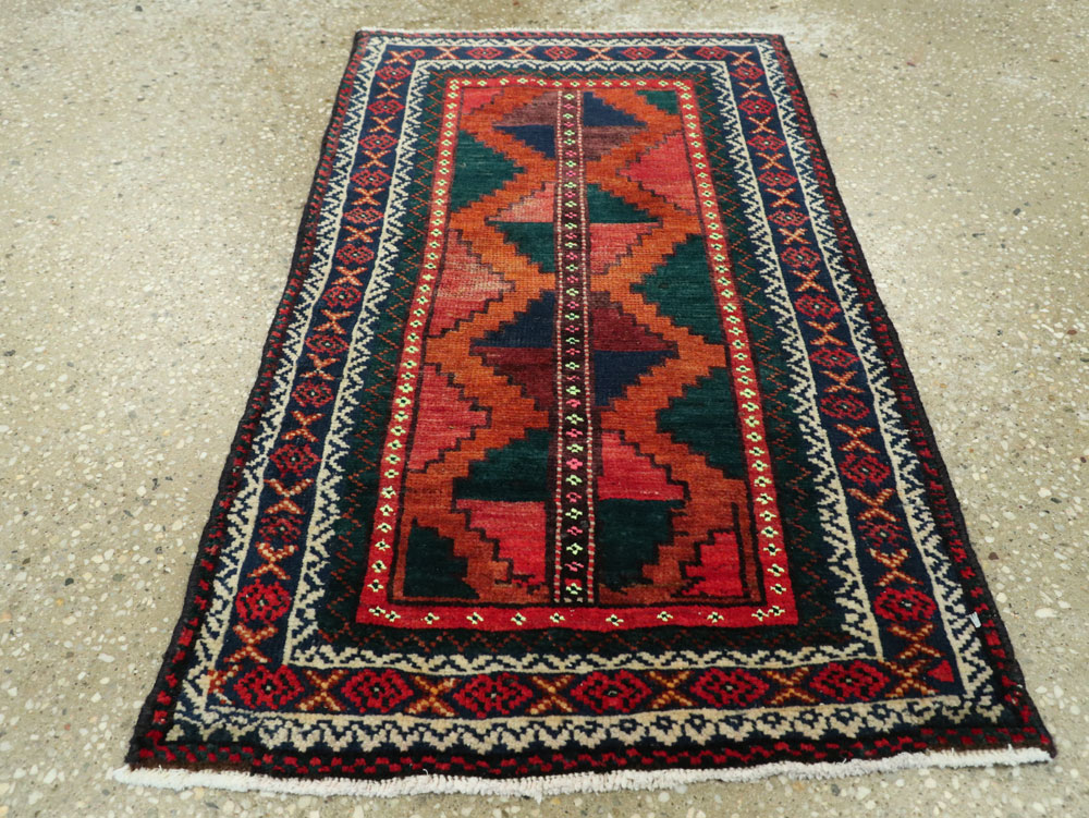 Vintage Persian Baluch Rug, No.21262 - Gss