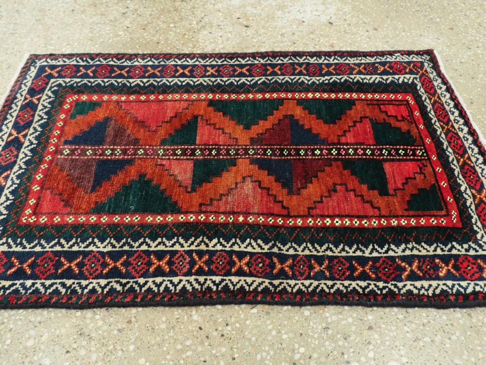 Vintage Persian Baluch Rug, No.21262 - Gss