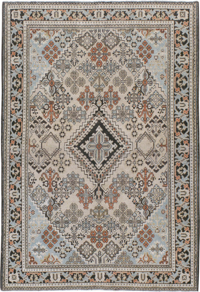 Vintage Persian Joshegan Rug (Pair: 2 of 2), No.21267 - Gss