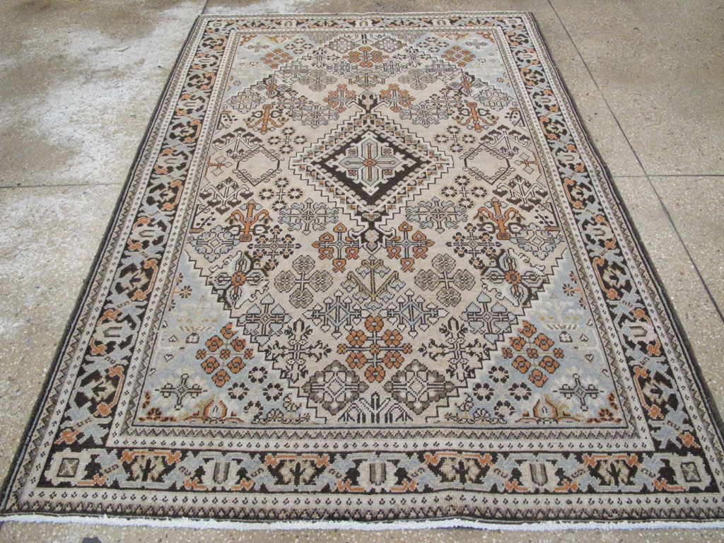 Vintage Persian Joshegan Rug (Pair: 2 of 2), No.21267 - Gss
