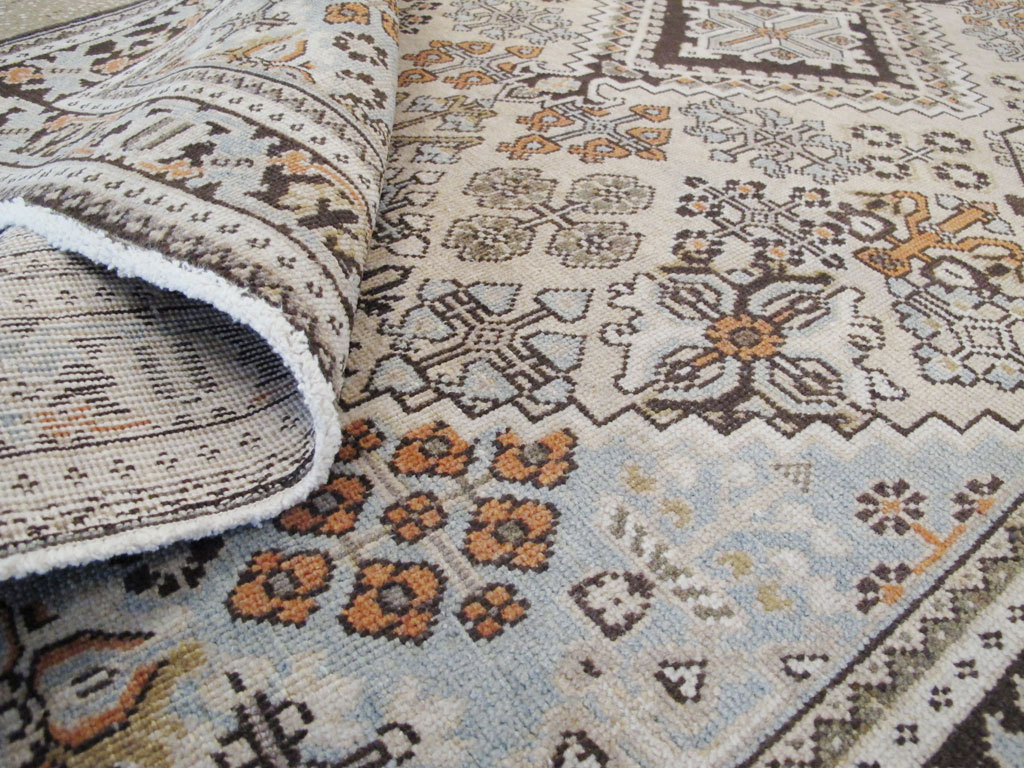 Vintage Persian Joshegan Rug (Pair: 2 of 2), No.21267 - Gss