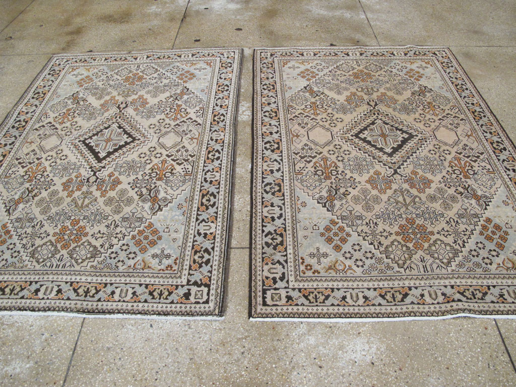 Vintage Persian Joshegan Rug (Pair: 2 of 2), No.21267 - Gss