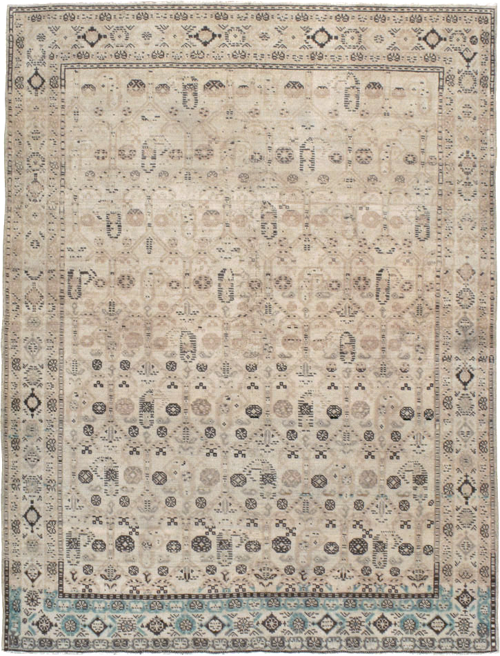Vintage Persian Afshar Accent Rug, No.21280 - Gss