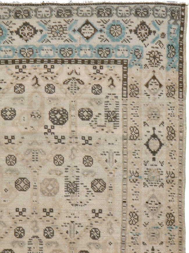 Vintage Persian Afshar Accent Rug, No.21280 - Gss