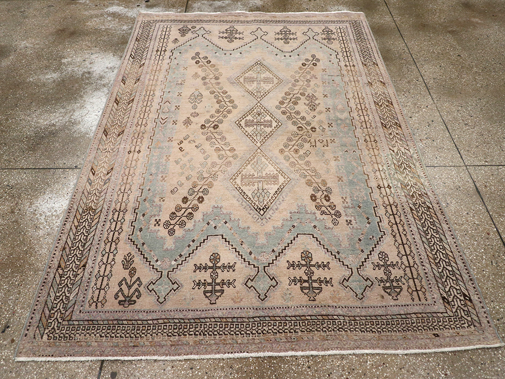 Vintage Persian Afshar Rug, No.21288 - Gss