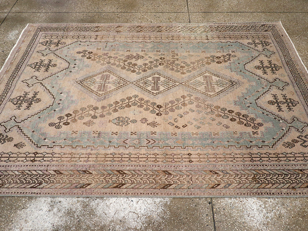 Vintage Persian Afshar Rug, No.21288 - Gss
