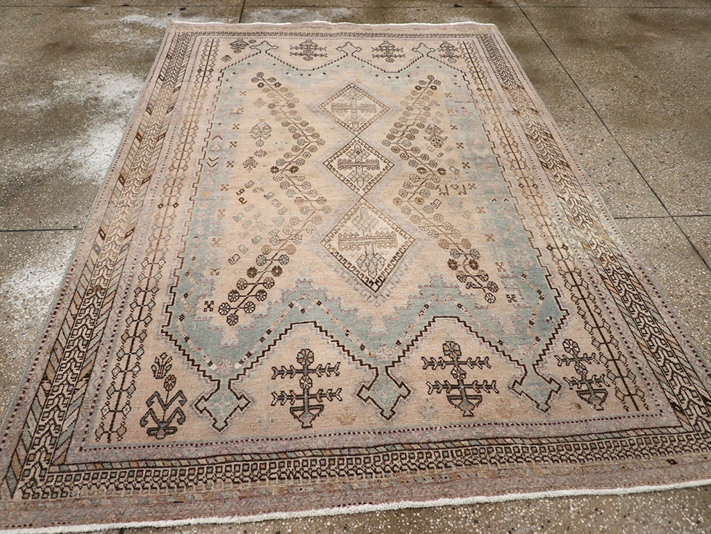 Vintage Persian Afshar Rug, No.21288 - Gss