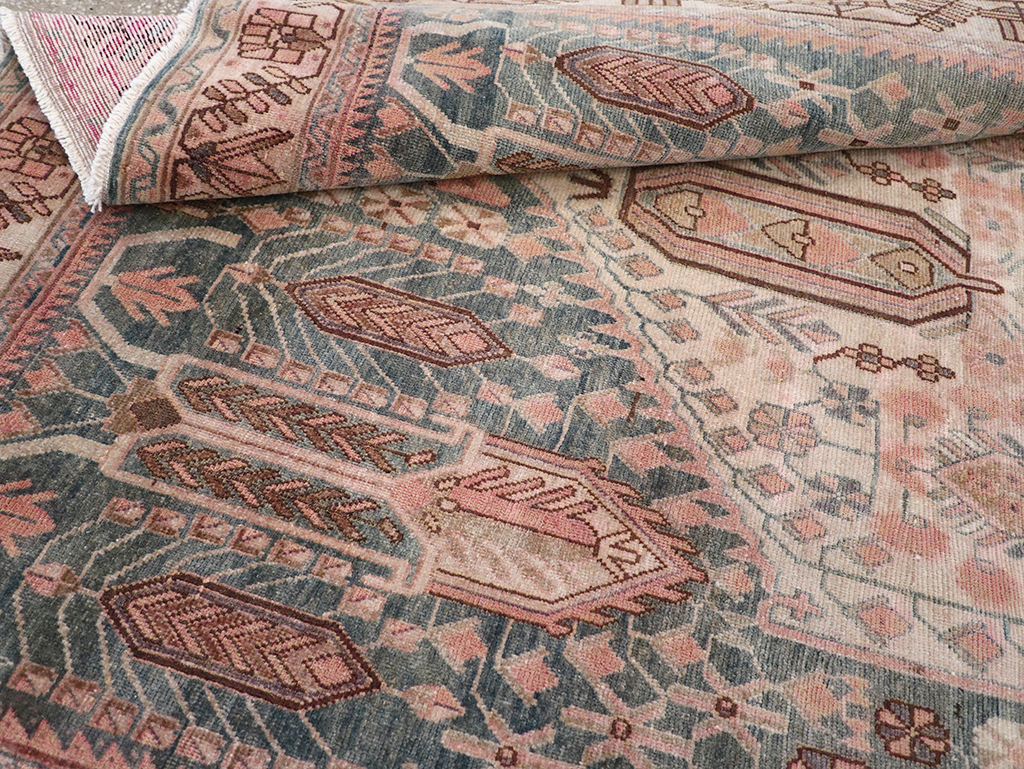 Vintage Persian Afshar Accent Rug, No.21289 - Gss