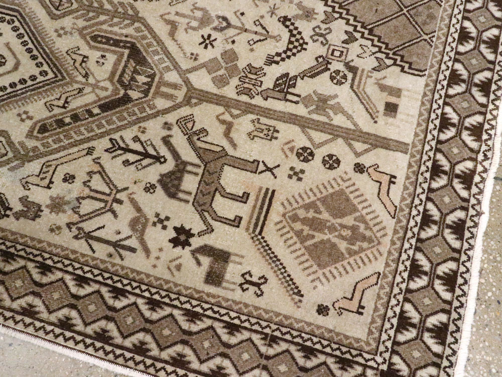 Vintage Persian Afshar Rug, No.21290 - Gss