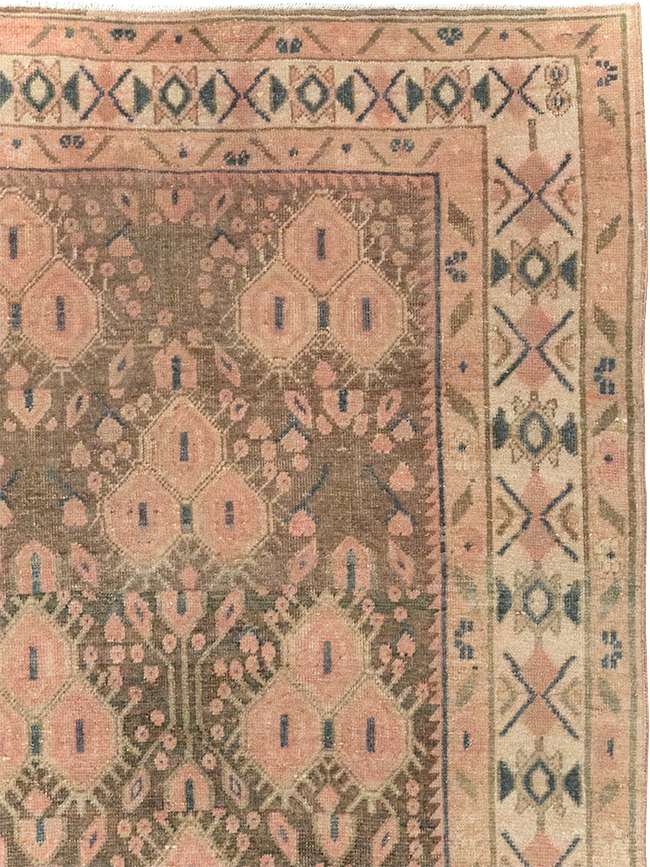 Vintage Persian Afshar Accent Rug, No.21291 - Gss