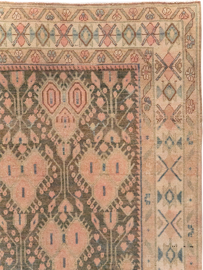 Vintage Persian Afshar Accent Rug, No.21291 - Gss