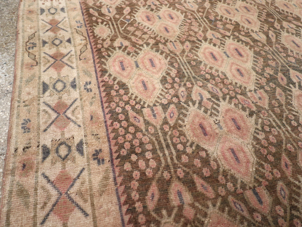 Vintage Persian Afshar Accent Rug, No.21291 - Gss