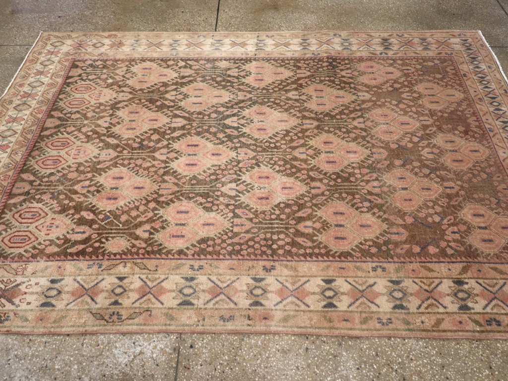 Vintage Persian Afshar Accent Rug, No.21291 - Gss