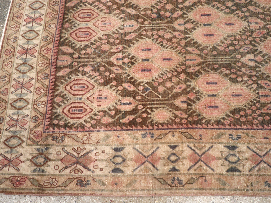 Vintage Persian Afshar Accent Rug, No.21291 - Gss