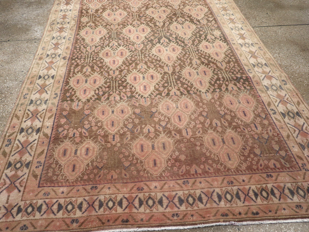 Vintage Persian Afshar Accent Rug, No.21291 - Gss