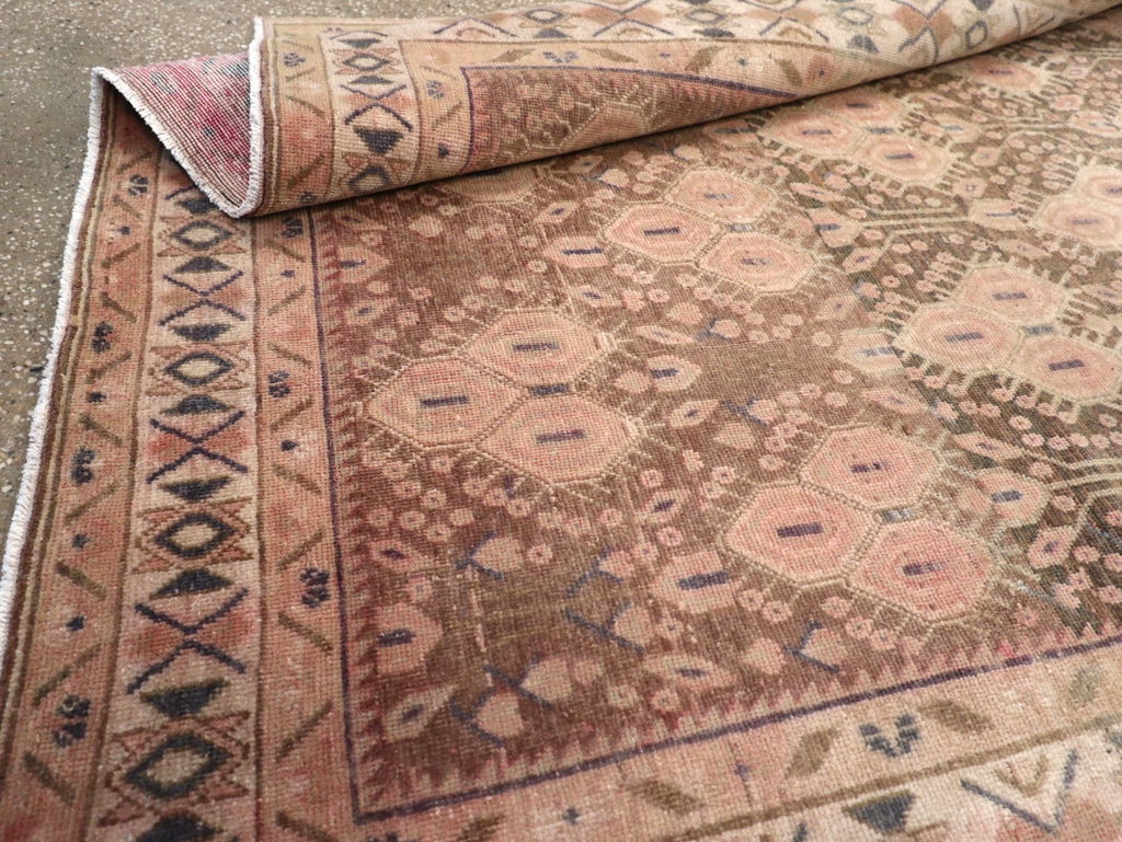 Vintage Persian Afshar Accent Rug, No.21291 - Gss