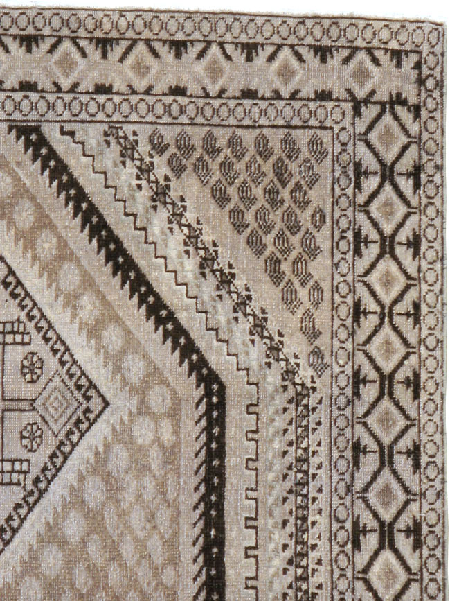 Vintage Persian Afshar Rug, No.21299 - Gss