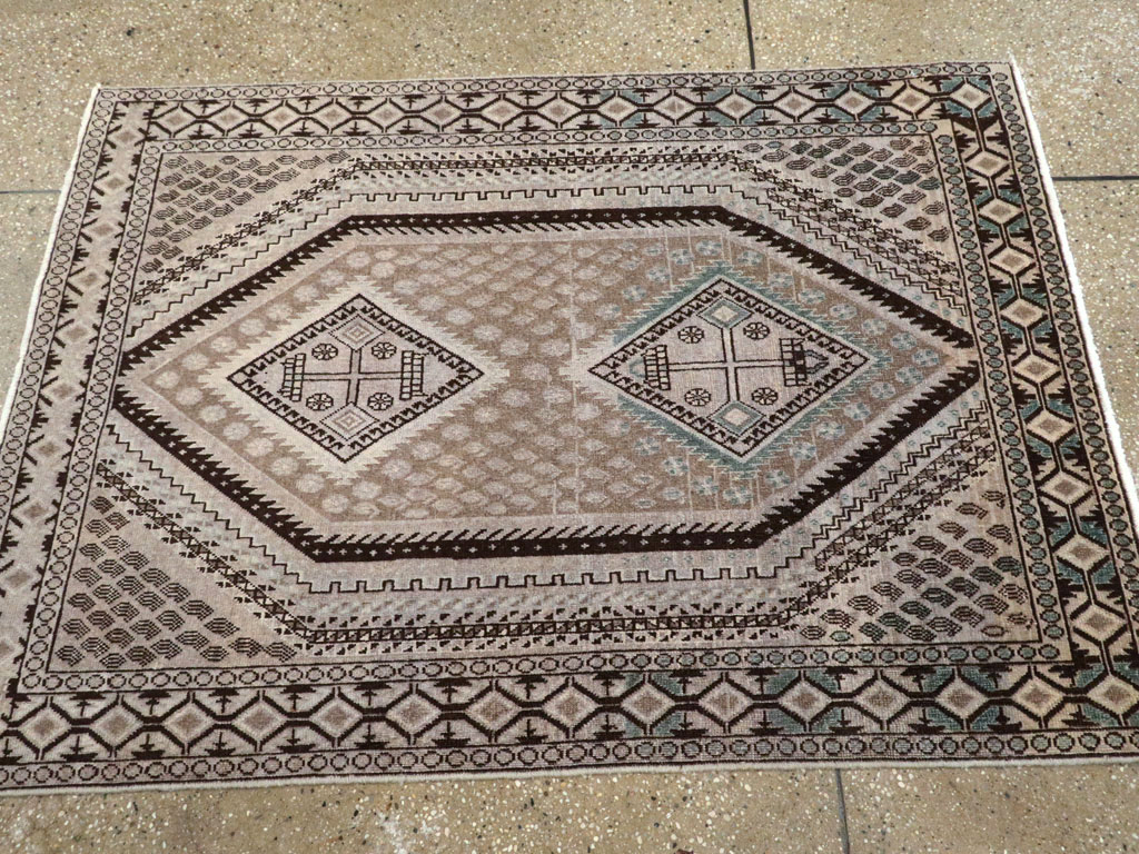 Vintage Persian Afshar Rug, No.21299 - Gss