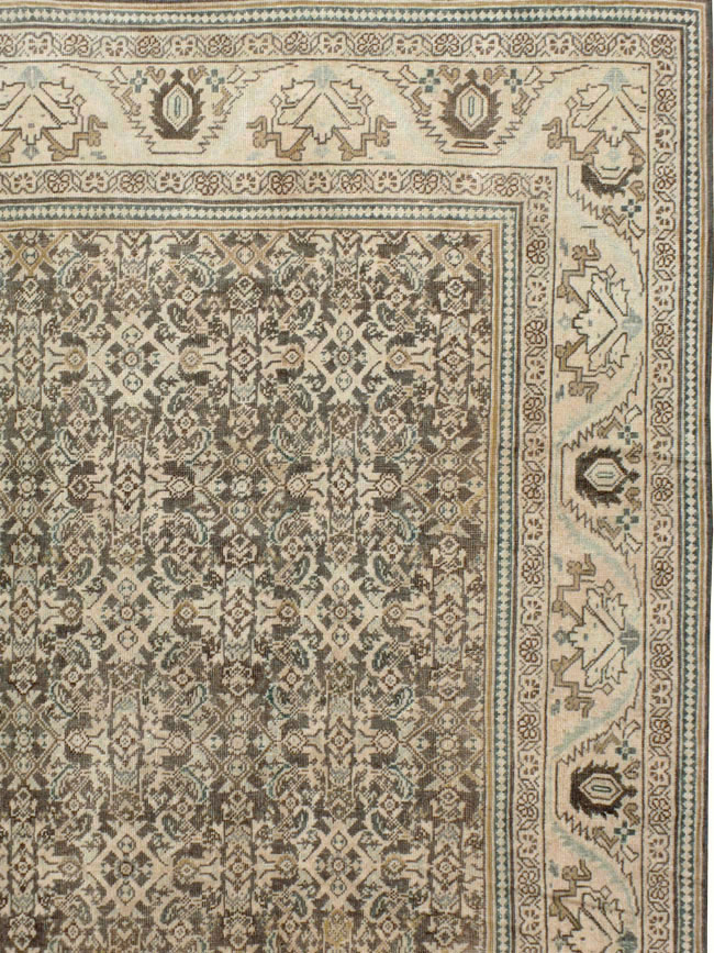 Vintage Persian Mahal Carpet, No.21312 - Gss