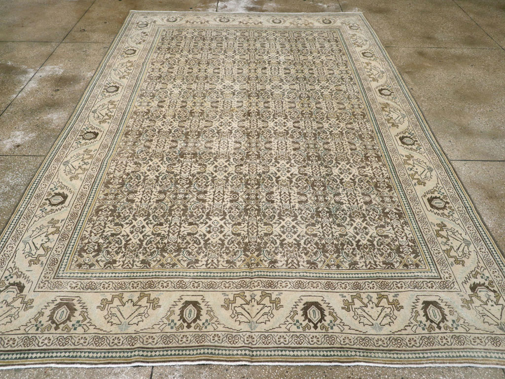 Vintage Persian Mahal Carpet, No.21312 - Gss