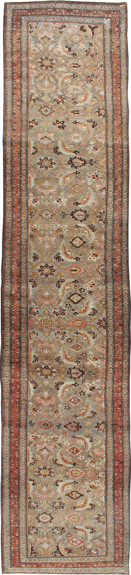 Antique Persian Bidjar Runner, No.21324 - Gss